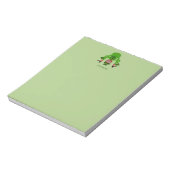Funny Leprechaun Notizblock (Rotiert)