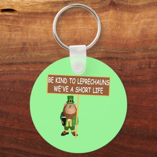 Funny Leprechaun Schlüsselanhänger (Vorderseite)