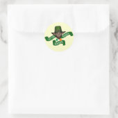 Funny Leprechaun shenanigans Runder Aufkleber (Tasche)