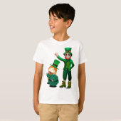 Funny Leprechaun St.Patrick's Day T-Shirt (Vorne ganz)