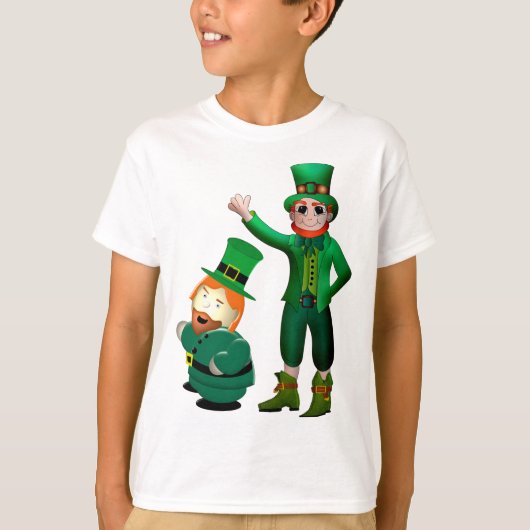 Funny Leprechaun St.Patrick's Day T-Shirt (Vorderseite)