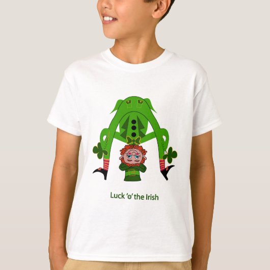 Funny Leprechaun T-Shirt (Vorderseite)