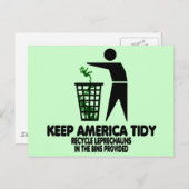 Funny Leprechauns Postkarte (Vorne/Hinten)