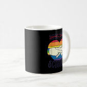 Funny Lesbian Pride Flag Rock Paper Scissors Lesbi Kaffeetasse (VorderseiteRechts)