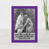 FUNNY Lesbian Valentine Karte (Vorderseite)