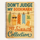 Funny Lesezeichen Collection Notebook - Buch Lover (Vorderseite)