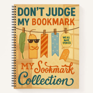 Funny Lesezeichen Collection Notebook - Buch Lover