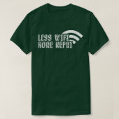 Funny less Wifi Mehr Nephi Missionar Mormon LDS H T-Shirt (Design vorne)