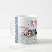 Funny Let it Snow Beach Foto Weihnachten Kaffeetasse (Vorderseite Links)