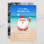 Funny "Let It Snow" Florida Strand Weihnachten (Vorne/Hinten)