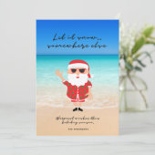 Funny Let it Snow Florida Weihnachten Weihnachten (Stehend Vorderseite)