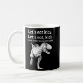 Funny Let's essen Kids Punctuation Rette Lives Gra Kaffeetasse (Links)