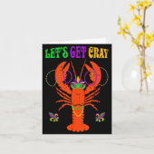 Funny Lets Get Cray Crawfish - New Orleans Funny M Karte (Gelbe Blume)
