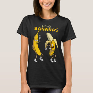 Funny Let's Go Bananas Geschenk Kinder Jungs Mädch T-Shirt