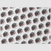 Funny Let's Go! for a Walk Pekingese Dog (black) Seidenpapier (Vorderseite)