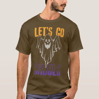 Funny Let's Go Ghouls Retro Groovy Halloween Ghost T-Shirt
