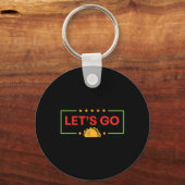 Funny Let's Go Taco 10 Schlüsselanhänger (Vorderseite)