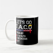 Funny Let's Go Taco 19 Kaffeetasse (Links)