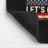 Funny Let's Go Taco 23 Mousepad (Ecke)