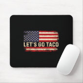 Funny Let's Go Taco 23 Mousepad (Mit Mouse)