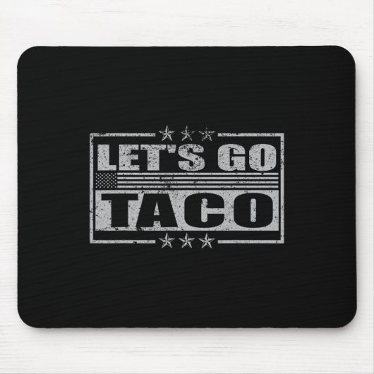 Funny Let's Go Taco 25 Mousepad (Vorne)