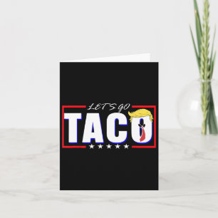 Funny Let's Go Taco 36 Karte