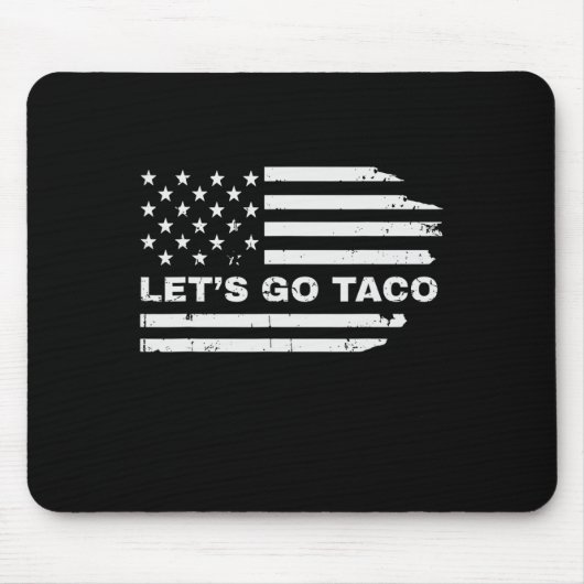 Funny Let's Go Taco 38 Mousepad (Vorne)
