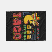 Funny Let's Go Taco 40 Fleecedecke (Vorderseite (Horizontal))