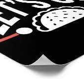 Funny Let's Go Taco 46 Poster (Ecke)