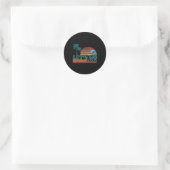 Funny Let's Go Taco 51 Runder Aufkleber (Tasche)
