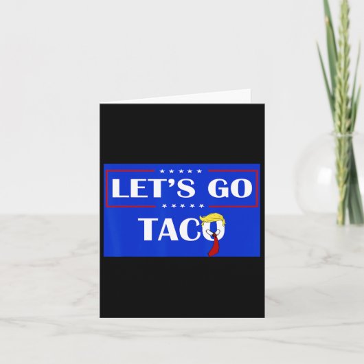 Funny Let's Go Taco 54 Karte (Vorderseite)