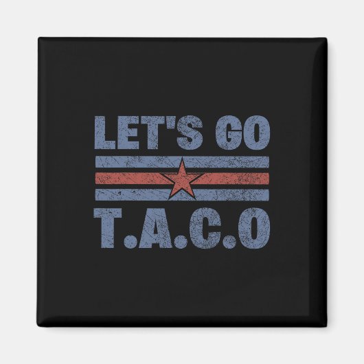 Funny Let's Go Taco 56 Magnet (Vorne)