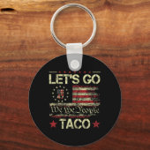 Funny Let's Go Taco 7 Schlüsselanhänger (Vorderseite)