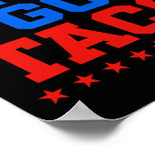 Funny Let's Go Taco Design Poster (Ecke)