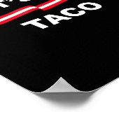 Funny Let's Go Taco immer Hühner draußen 1 Poster (Ecke)