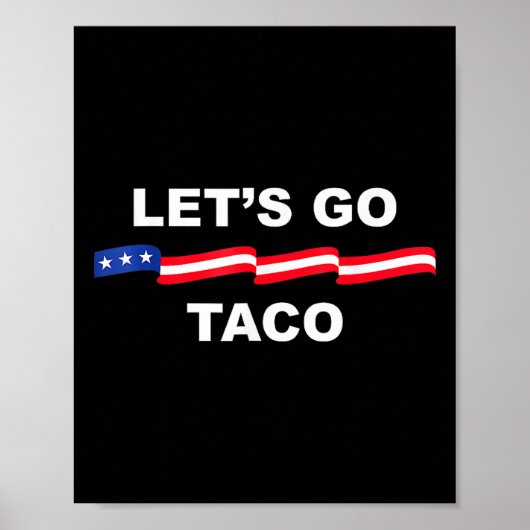 Funny Let's Go Taco immer Hühner draußen 1 Poster (Vorne)