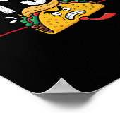 Funny Let's Go Taco &# Poster (Ecke)