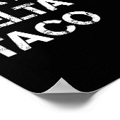 Funny Let's Go Taco Shirt Foxtrot Delta Taco 4 Poster (Ecke)