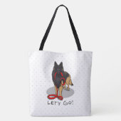 Funny Let's Go! Walk Belgian Tervuren (original) Tasche (Rückseite)