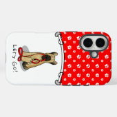 Funny Let's Go! Walk Briard (cr tawny black 1) Case-Mate iPhone Hülle (Rückseite (Horizontal))