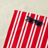 Funny Let's Go! Walk Old English Sheepdog (Grau 1) Strandtuch (Beispiel)