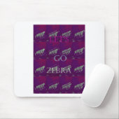 Funny Lets Go Zebra Hakuna Matata motif Design Co Mousepad (Mit Mouse)