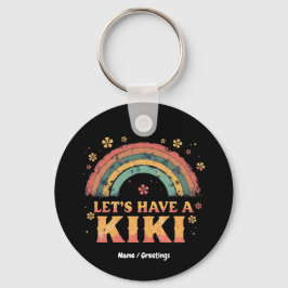Funny "Let's have a Kiki" LGBT Trans Gender Retro Schlüsselanhänger