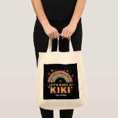 Funny "Let's have a Kiki" LGBT Trans Gender Retro Tragetasche (Vorderseite (Produkt))