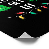 Funny Let's Lit Christmas Lights Holidays erhalten Poster (Ecke)