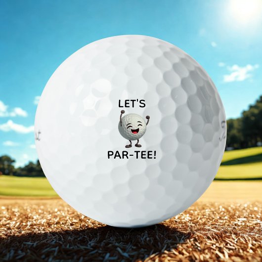 Funny Let's Par-T-Shirt Golf Ball