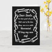 Funny Letter to Weihnachten Weihnachten Weihnachts Karte (Gelbe Blume)