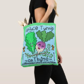 Funny Lettuce Gemüse Puppe Grundschullehrer Tasche (Von Nahem)