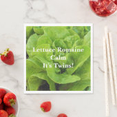 Funny Lettuce Romaine Calm Twin Serviette (Beispiel)