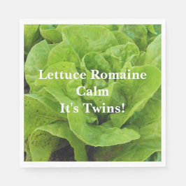 Funny Lettuce Romaine Calm Twin Serviette